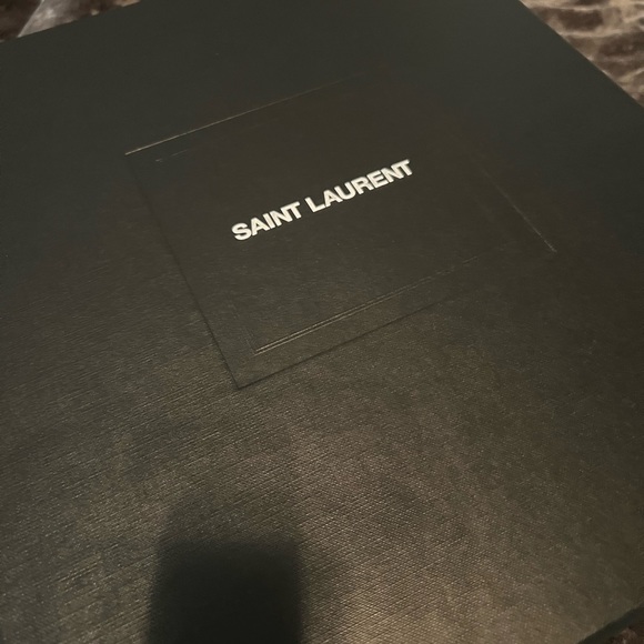 AUTHENTIC SAINT LAURENT Leopard Mink Sandals - Picture 13 of 16